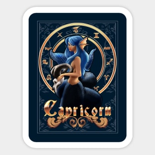 Capricorn Horoscope Sticker